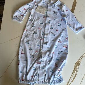 NWT Kissy Kissy Skate pup nightgown onesie
